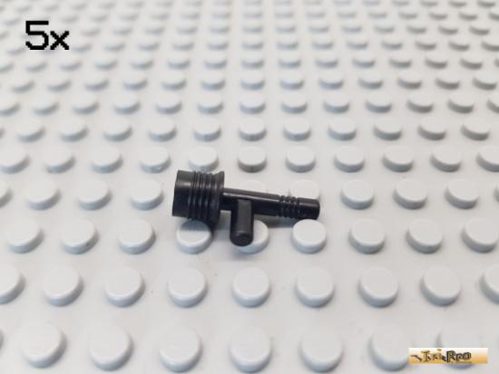 LEGO 5Stk Fackelhalter / Taschenlampe / Waffe schwarz 3959