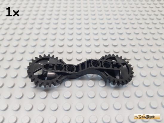 LEGO 1Stk Technic Arm / Zahnrad 1x7x3 schwarz 32311