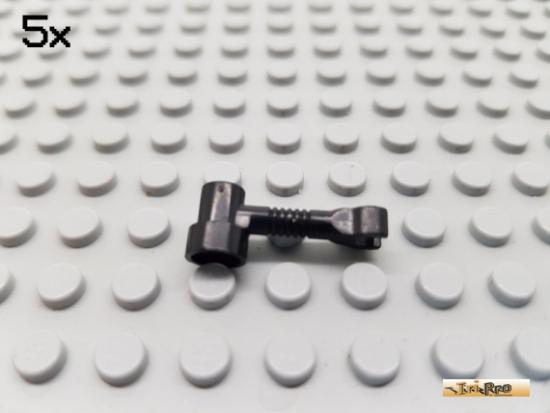 LEGO 5Stk Fackelhalter / Roboterarm 1x3 schwarz 4735