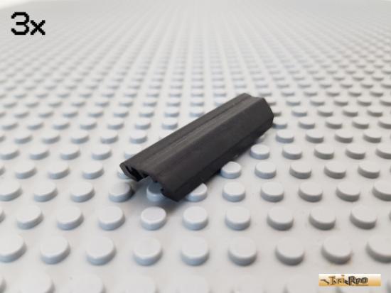 LEGO 3Stk Technic Gummi Puffer 2x6 schwarz bb137