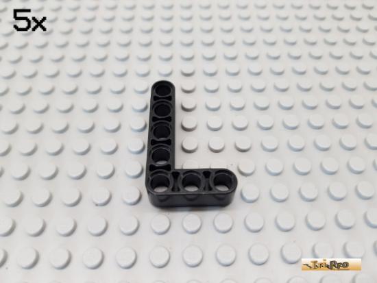 LEGO 5Stk Technic Liftarm  Winkel / L-Form 3x5 schwarz 32526