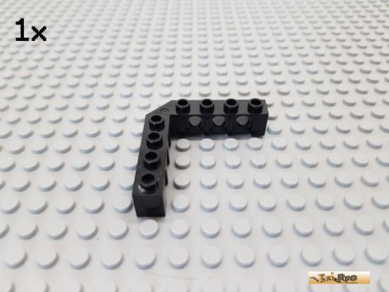 LEGO 1Stk Technic Lochstein 90 Winkel 5x5 schwarz 32555