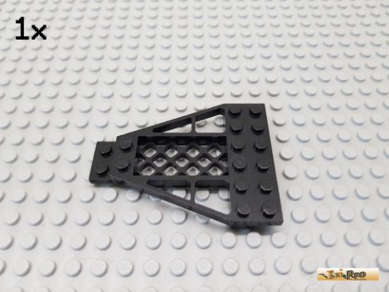 LEGO 1Stk Keil / Flgelplatte / Gitter 8x6 schwarz 30036