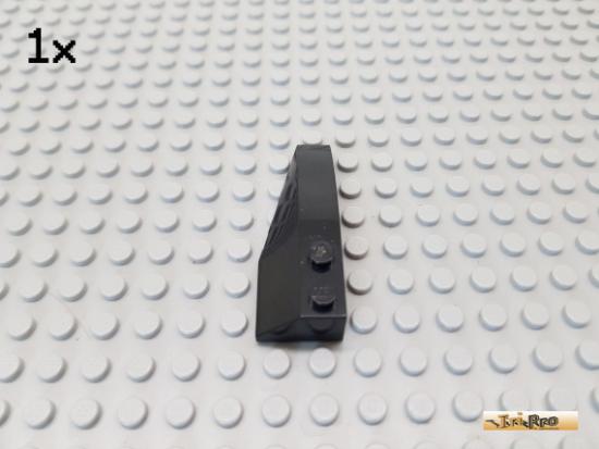 LEGO 1Stk Keilstein / Flgel 2x6 links schwarz 41748