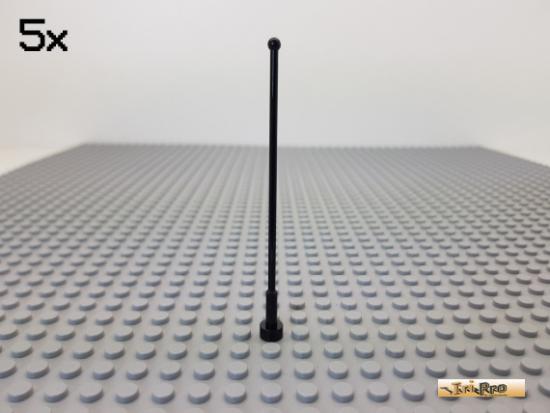 LEGO 5Stk Antenne / Laser 8 hoch schwarz 2569