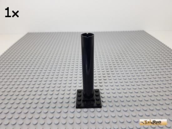 LEGO 1Stk Schiffsmast / Mast / Platte 4x4x9 schwarz 4844