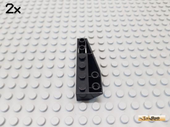 LEGO 2Stk Keilstein / Flgel 2x6 negativ rechts schwarz 41764