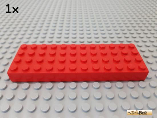 LEGO 1Stk Platte / Grundplatte 4x12 rot 4202