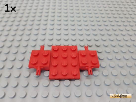 LEGO 1Stk Platte / Fahrgestell 4x7 rot 2441