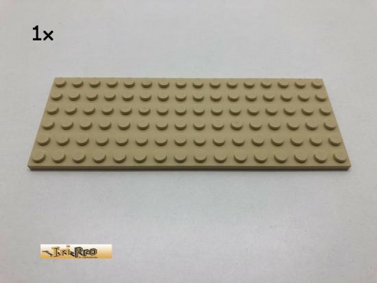 LEGO 1Stk 6x16 Bauplatte Basic Brick Beige, Tan 92438 br