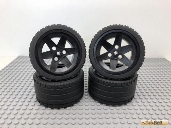 LEGO 1Stk Technic Pneumatikschlauch-Set 45 Stck schwarz