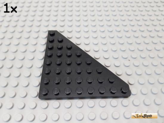 LEGO 1Stk Platte / Ecke 8x8 schwarz 30504