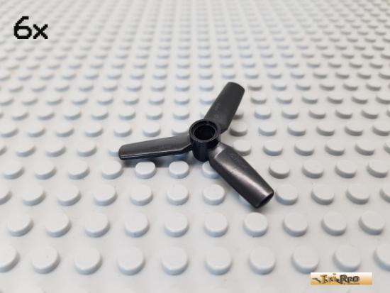 LEGO 2Stk Propeller / Rotor 3 Blatt schwarz 92842