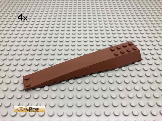 LEGO 2Stk 4x16 Keil Flgel Platte Brick Rotbraun, Reddish Brown 45301 109