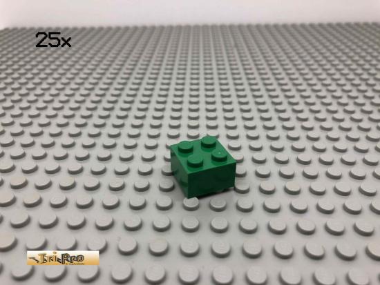 LEGO 25Stk 2x2 Basic Stein Grn, Green 3003 2