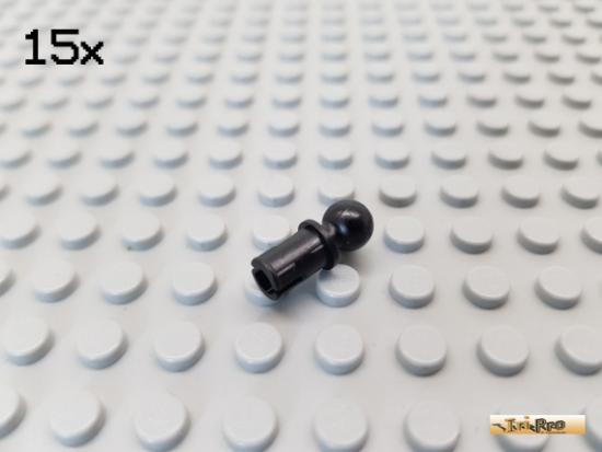 LEGO 15Stk Technic Pin mit Kugel schwarz 6628