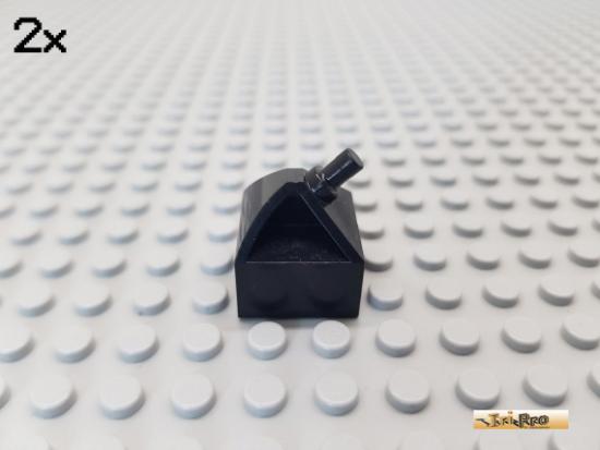 LEGO 2Stk Stein / Lenkstand 2x2 schwarz 30640