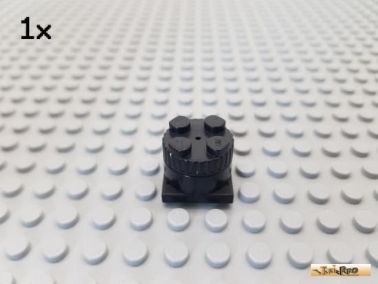 LEGO 1Stk Stein 2x2 / Elektrische Sirene 9V schwarz 4774