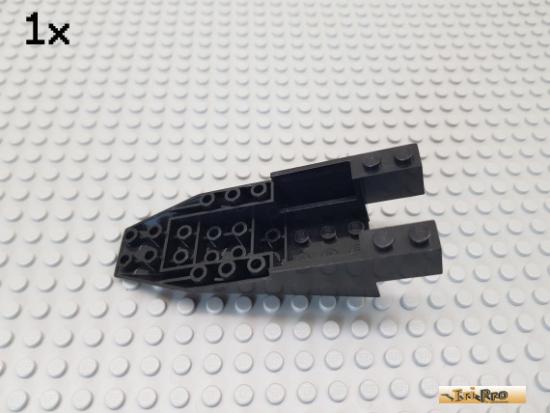 LEGO 1Stk Cockpit / Keilstein negativ / Rumpf 11x4x2 2/3 schwarz 6058