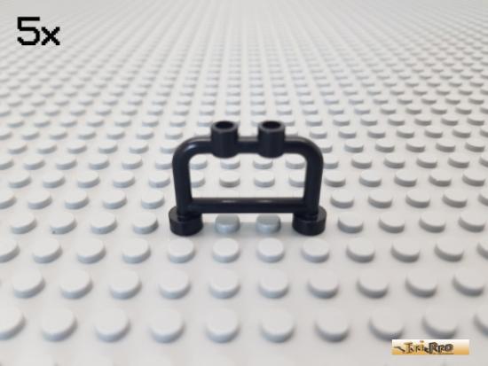 LEGO 5Stk Zaun / Absperrung 1x4x2 schwarz 4083