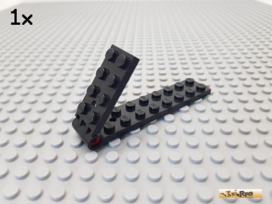 LEGO 1Stk Klappscharnier / Platte 2x4 - 2x8 schwarz 3324