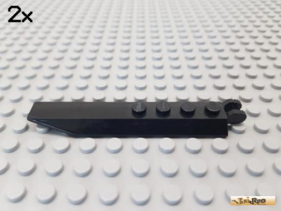 LEGO 2Stk Flgel / Platte / Rotor / Scharnier 1x8 schwarz 30407