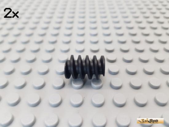 LEGO 2Stk Technic Schnecke / Spirale schwarz 4716