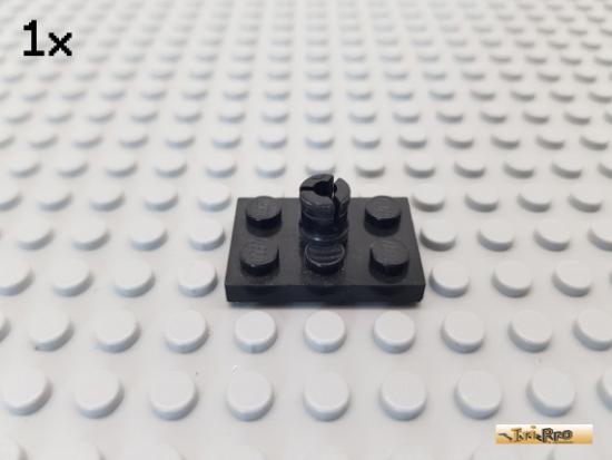 LEGO 1Stk Platte / Rotor Halter 2x3 schwarz 3462