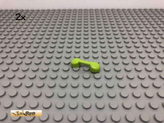 LEGO 2Stk Telefonhrer Limette, Lime 6190 94