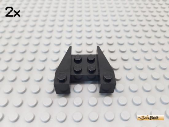 LEGO 2Stk Keilstein / Flgel / Bug 3x4 schwarz 2399