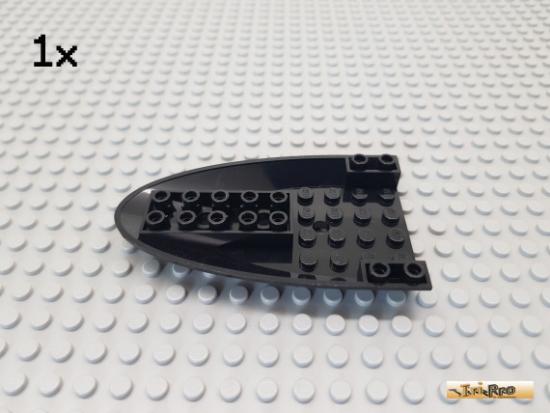 LEGO 1Stk Flugzeugrumpf / Paneel negativ 6x10 schwarz 87611