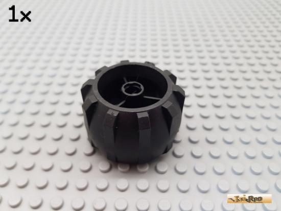 LEGO 1Stk Reifen / Felge Hartkunststoff schwarz 30324