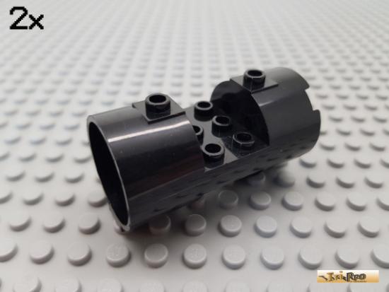 LEGO 2Stk Dse / Zylinder / Triebwerk schwarz 30360