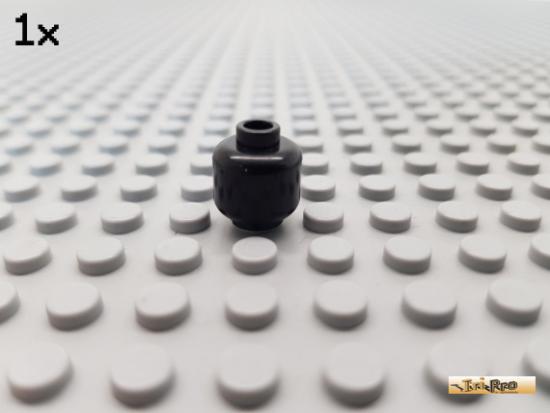 LEGO 1Stk Kopf / Minifigures ohne Gesicht schwarz 3626