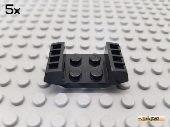 LEGO 5Stk Platte / Grill 2x2 schwarz 41862