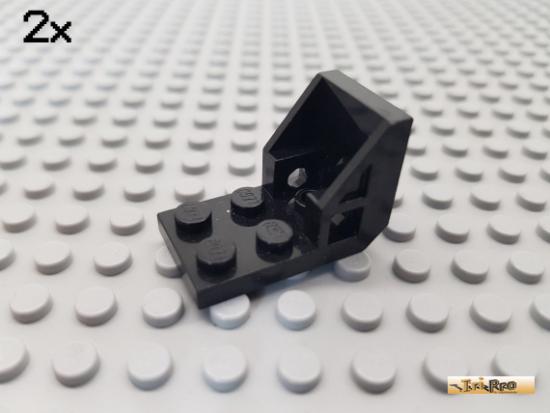 LEGO 2Stk Platte / Winkelplatte 2x2-2x3 schwarz 4598