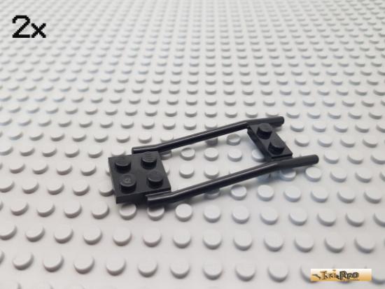 LEGO 2Stk Pferdegeschirr / Zaum schwarz 2397