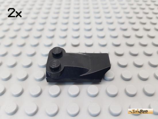 LEGO 2Stk Platte / Flgel / Motorhaube 2x3 schwarz 47456