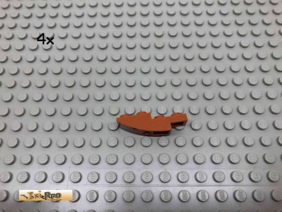 LEGO 4Stk 1x4 Bogen Stein Dunkelorange, Braun Orange 13547 45