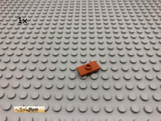 LEGO 1Stk 1x2 Platte mit 1 Noppe Dunkelorange, Braun Orange 3794 39