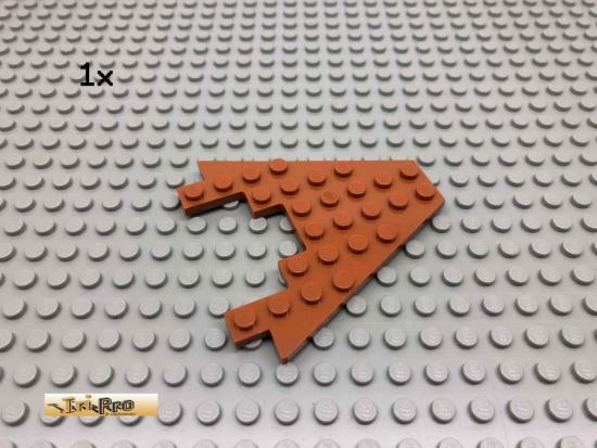 LEGO 1Stk 8x8 Flgelplatte Dunkelorange, Braun Orange 6104 27