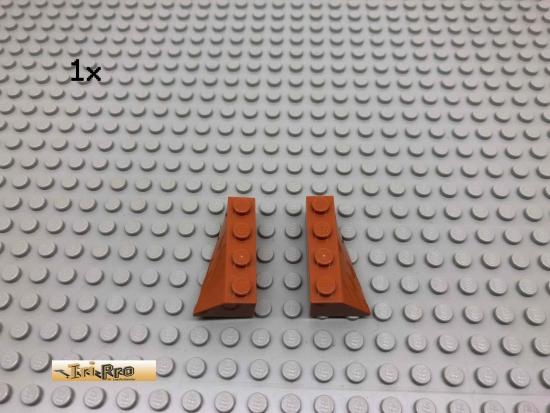 LEGO 1Stk 4x2 Flgel Keil Dunkelorange, Braun Orange 43720,43721 26