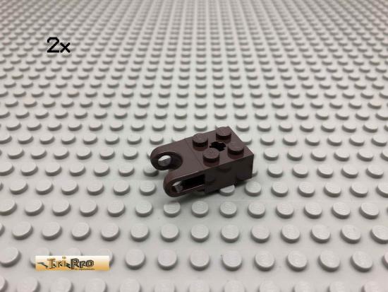 LEGO 2Stk 2x2 mit Kugelgelenk Dunkelbraun, Dark Brown 92013 15