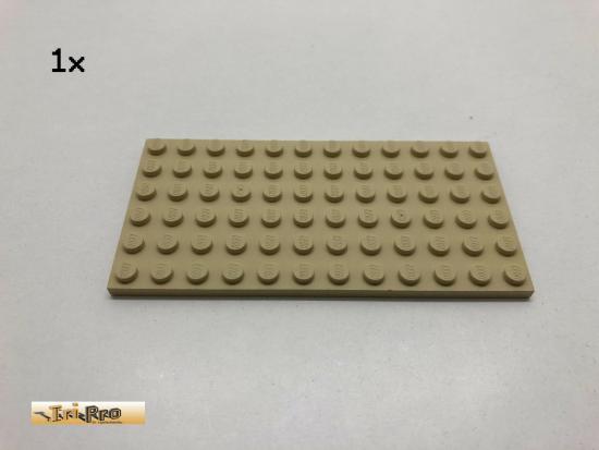 LEGO 1Stk 6x12 Bauplatte Basic Brick Beige, Tan 3028 bp