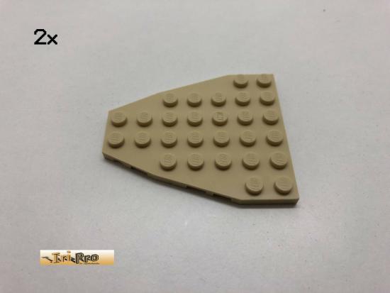 LEGO 2Stk 7x6 Bauplatte Basic Brick Beige, Tan  50303 bt