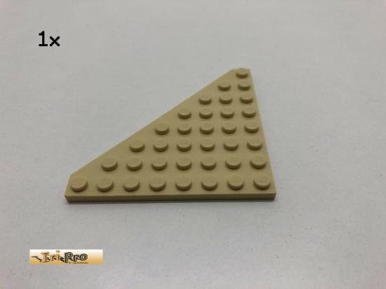 LEGO 1Stk 8x8 Bauplatte schrg Basic Brick Beige, Tan 30504 bu