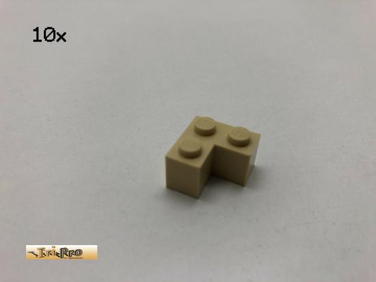 LEGO 10Stk 2x2x1Eck Baustein Basic Brick Beige, Tan 2357 z