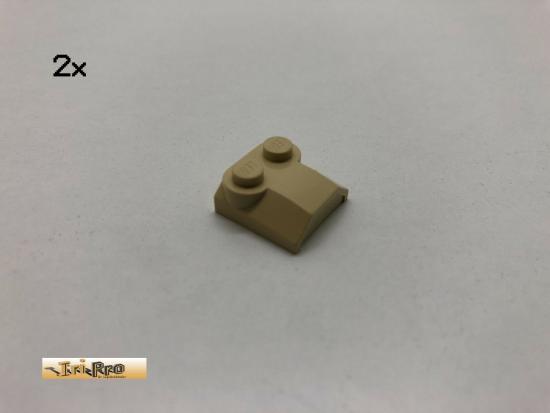 LEGO 2Stk 2x2 Schrgstein Brick Beige, Tan 41855 ca