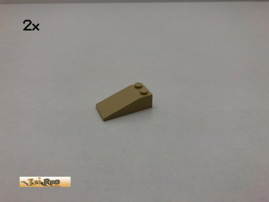 LEGO 2Stk 2x4x1 Dachsteine Schrgstein Basic Brick Beige, Tan 30363 27