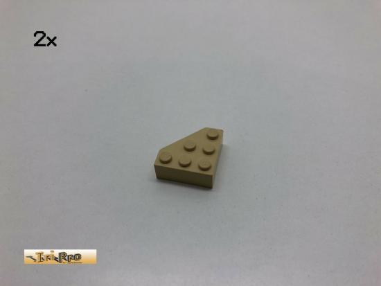 LEGO 2Stk 3x3 Steine Ecken Basic Brick Beige, Tan 30505 29